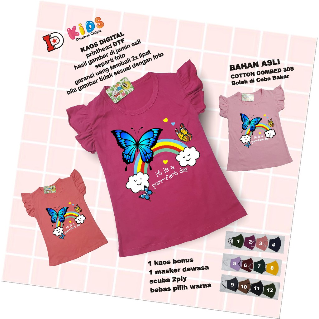 baju anak/baju anak cewek/kaos anak/kaos anak cewek