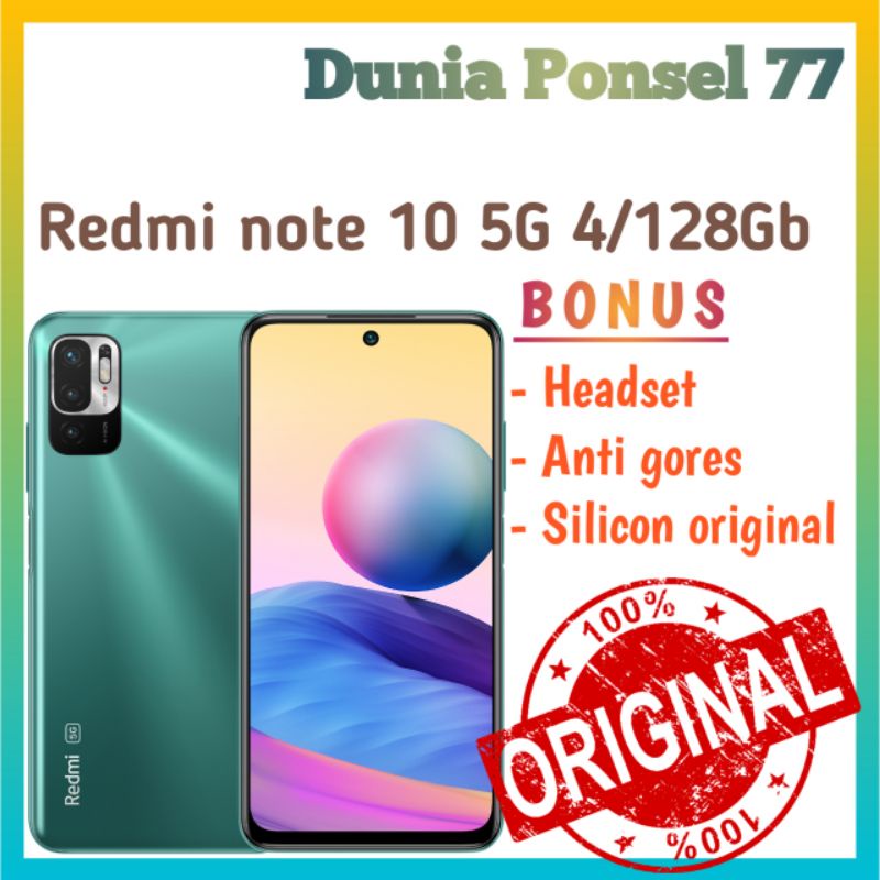 XIAOMI REDMI NOTE 10 5G 4/128GB PROCESSOR DIMENSITY 700 40 MP MAIN CAMERA