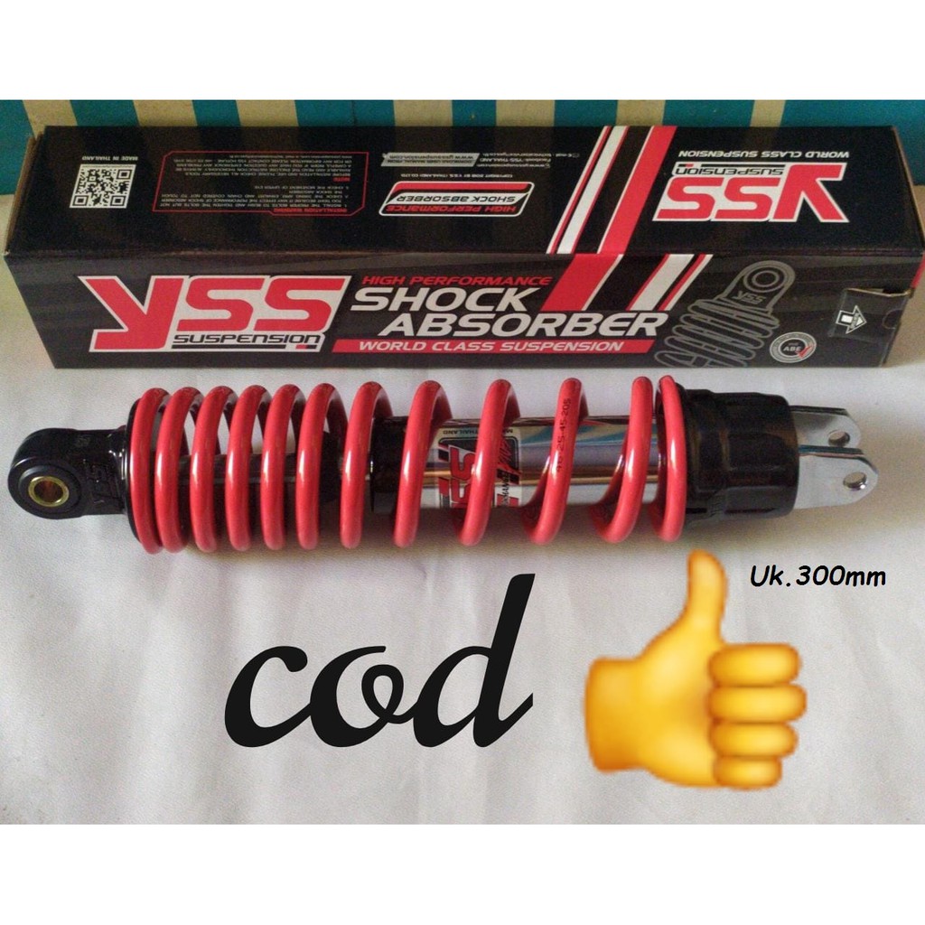 Shock YSS MERAH Matic GARANSI - Shockbreaker YSS Matic Uk.300mm Yamaha Honda Matic