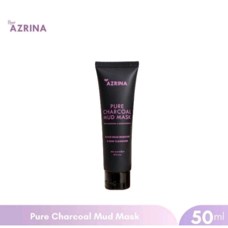Azrina Pure Charcoal Mud Mask 50ml - New Azrina Mud Mask -