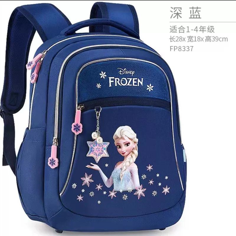 Tas Ransel Anak Karakter Elsa Frozen / Tas Sekolah / Tas Anak Perempuan / Tas Anak Karakter / Ransel