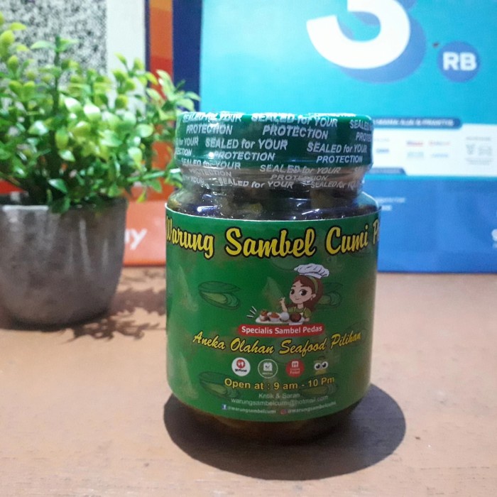 

Jual Sambel Cumi Pete/Cumi Jengkol/Teri Jengkol Cabe Ijo - Udang Original