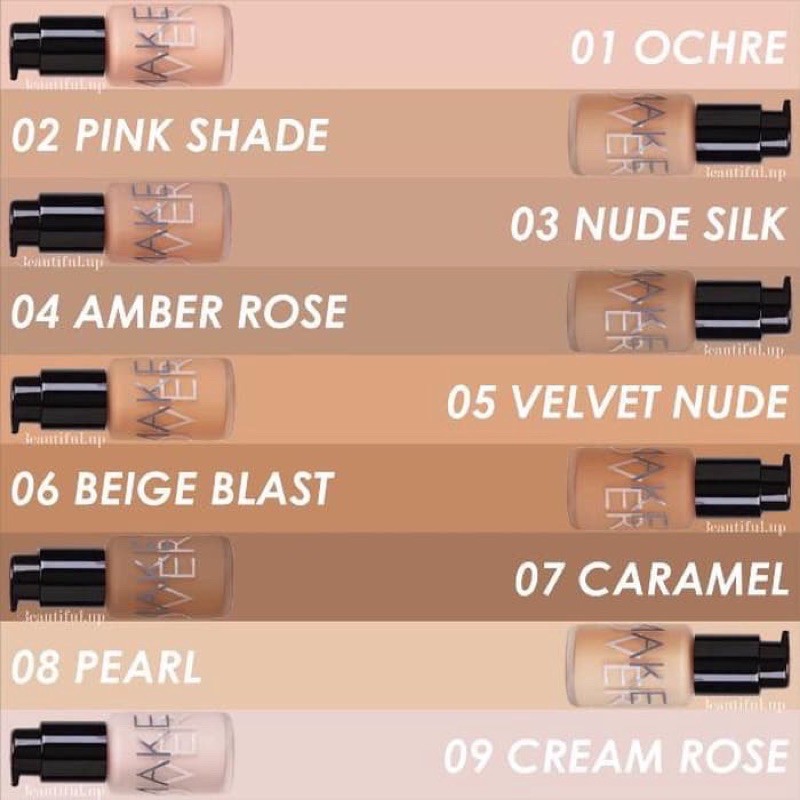 Make Over Ultra Cover Liquid Matt Foundation 33ml