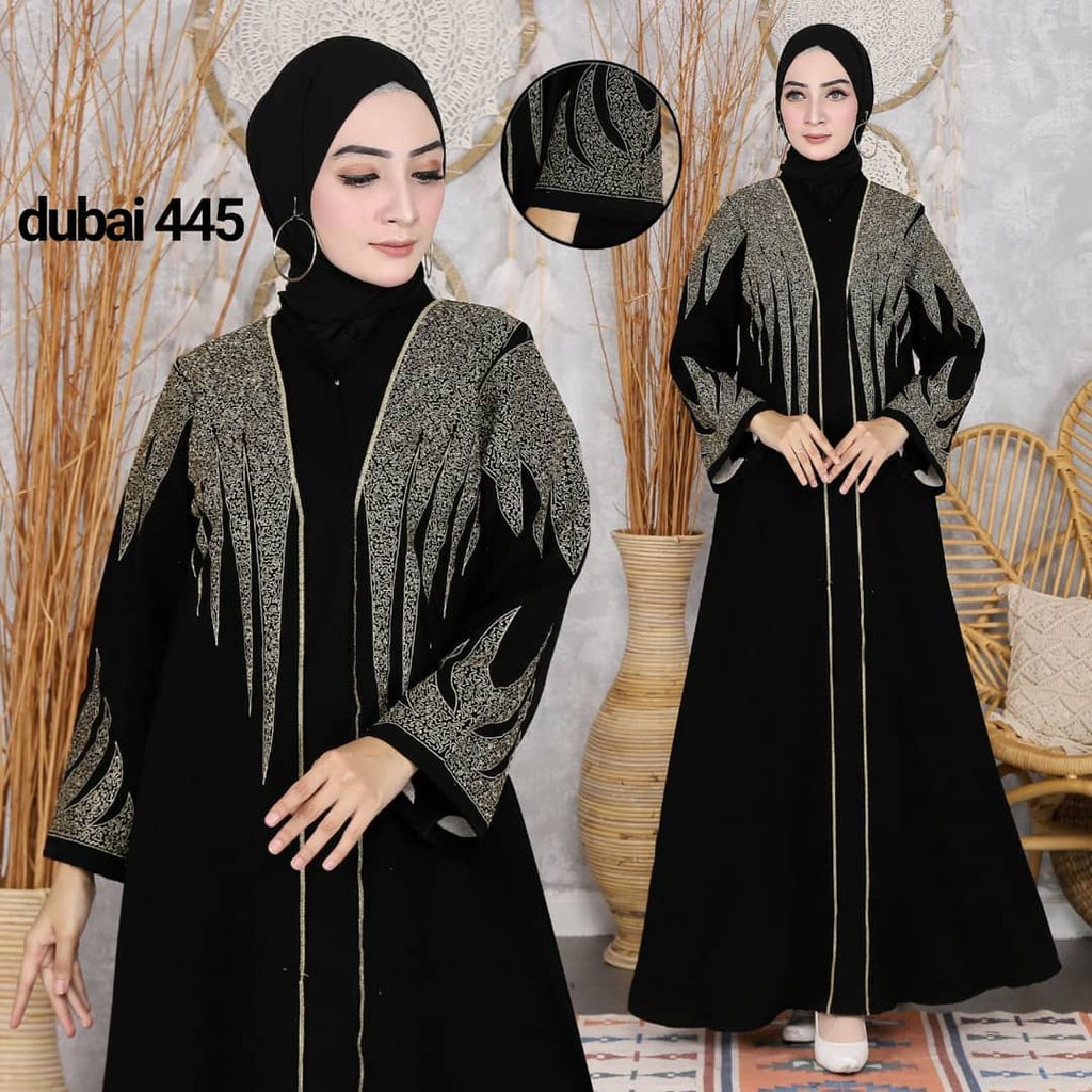 murah gamis bordir turkey-jubah bordir turkey- busana muslim - abaya bordir remaja terbaru-abaya bordir arab kekinian-abaya bordir turki terbaru-motif bordir 445 (BR95)best seller