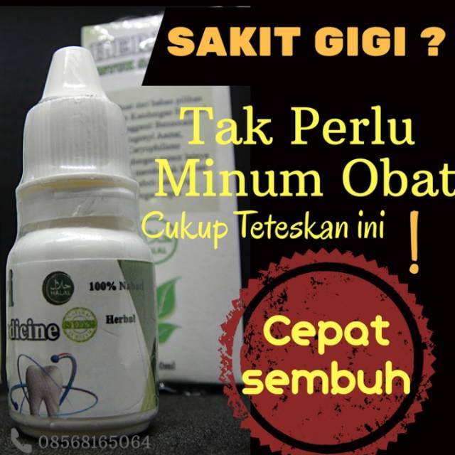 Obat sakit gigi ampuh manjur 3 menit sembuh