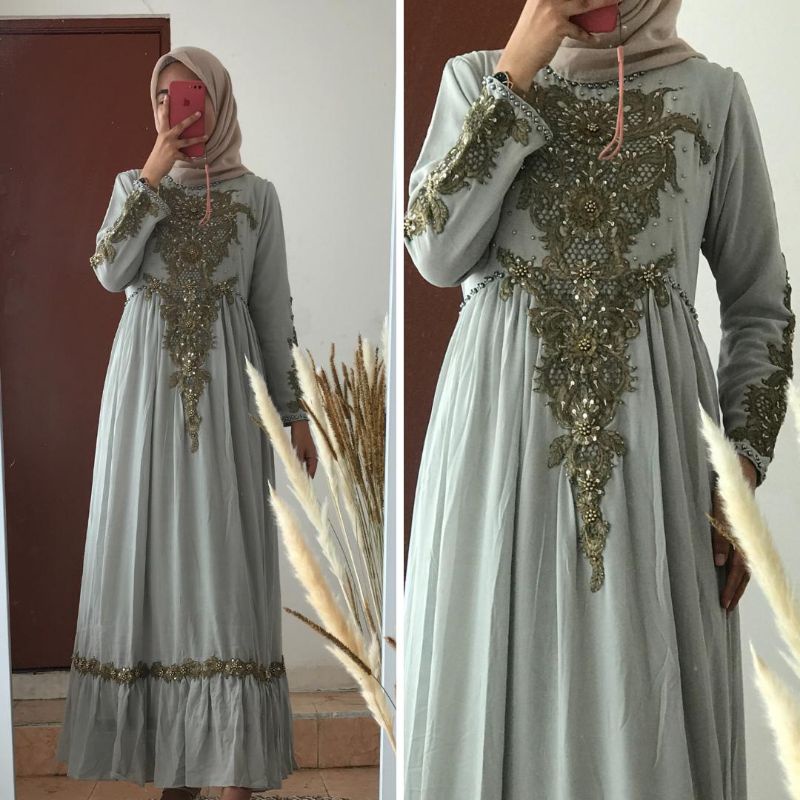 (COD)GAMIS CERUTY BABY DOLL/GAMIS BORDIR/GAMIS PESTA MEWAH