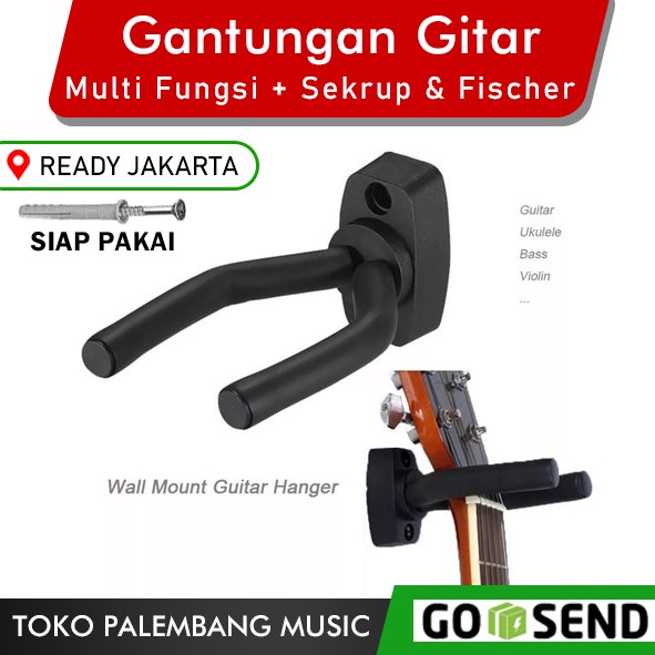 Gantungan Dinding Gitar Mount Bracket Guitar Hanger Tipe B