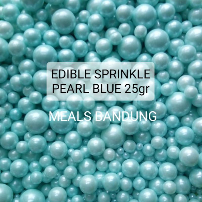 

Edible Sprinkle Mutiara Pearl Mix Blue 25gr