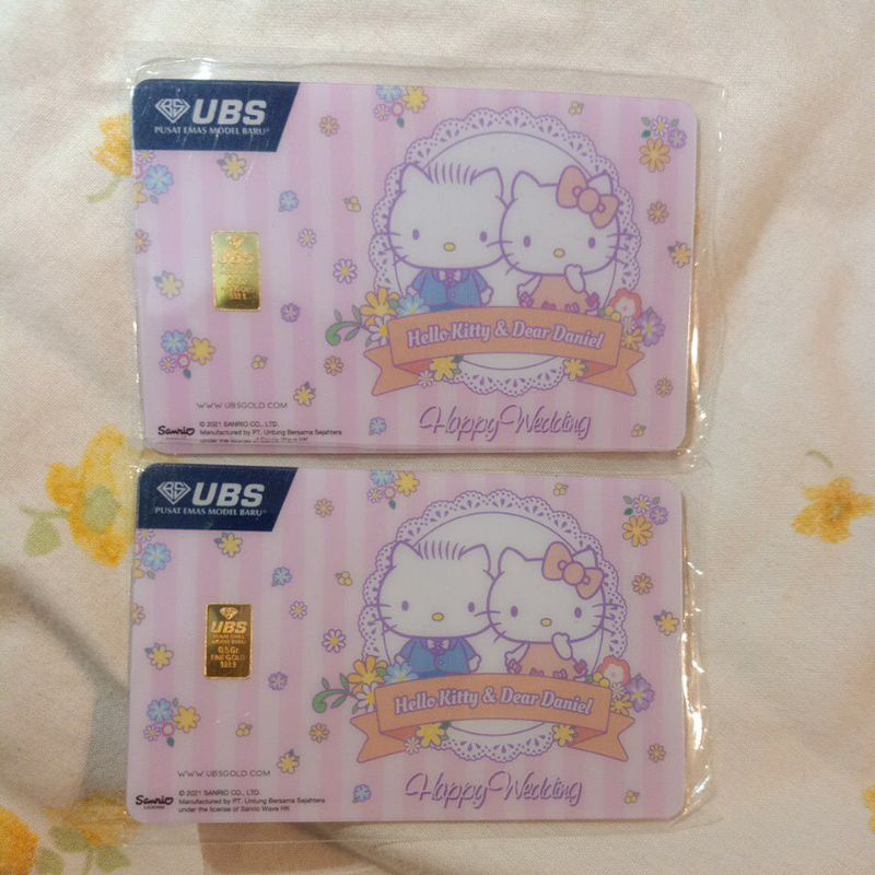 HAMPERS UBS 0.5 EDISI HELLO KITTY HAPPY WEDDING SPESIAL EDITION DISNEY FREE POUCH/ZIPLOCK