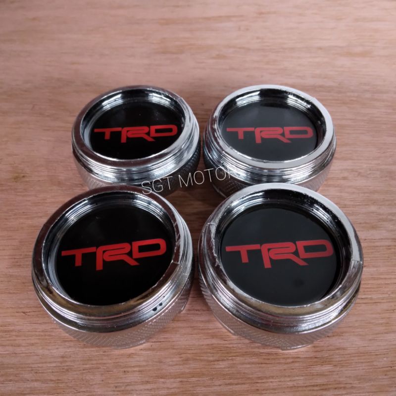 tutup velg racing dop roda racing TRD chrome