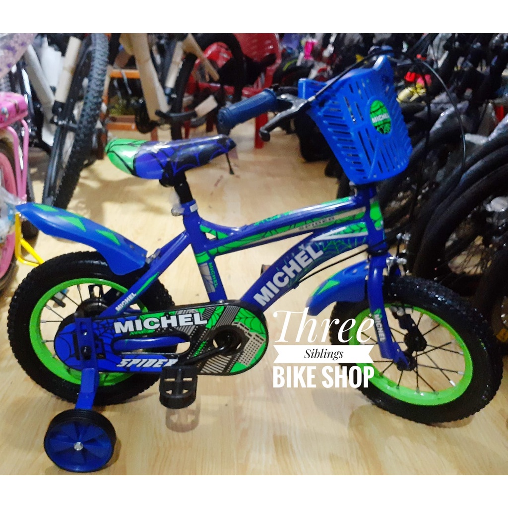 SEPEDA ANAK MICHEL 12 INCH BMX KARAKTER SPIDERMAN