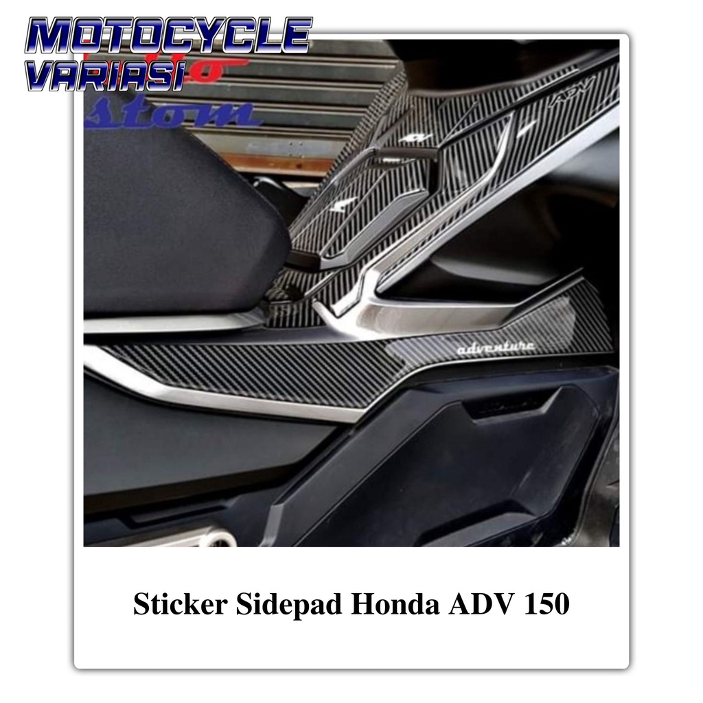 Stiker resin timbul sidepad atas Honda Adv 150 Premium