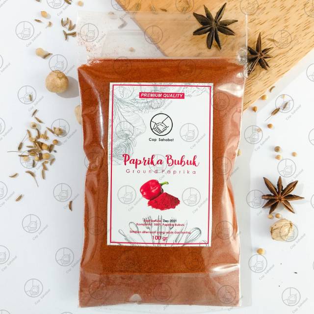 100gr Paprika Bubuk / Ground Paprika  / Rempah / JSR 100% PREMIUM QUALITY