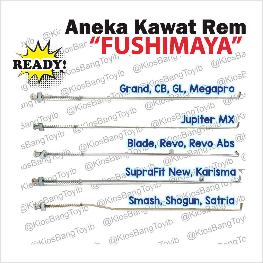 Kawat Tiang Rem Belakang Honda Grand Supra Megapro Blade Revo Smash Shogun Suprafit New Karisma