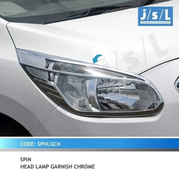 Garnish lampu Depan Spin chrome