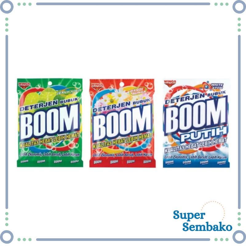 SABUN DETERJEN BUBUK BOOM 400gr MURAH