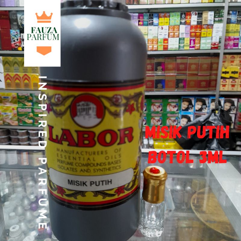 Misik Putih Murni Asli Kental Non Alkohol Minyak Wangi Bibit Misik Putih Original Parfum Misik Putih