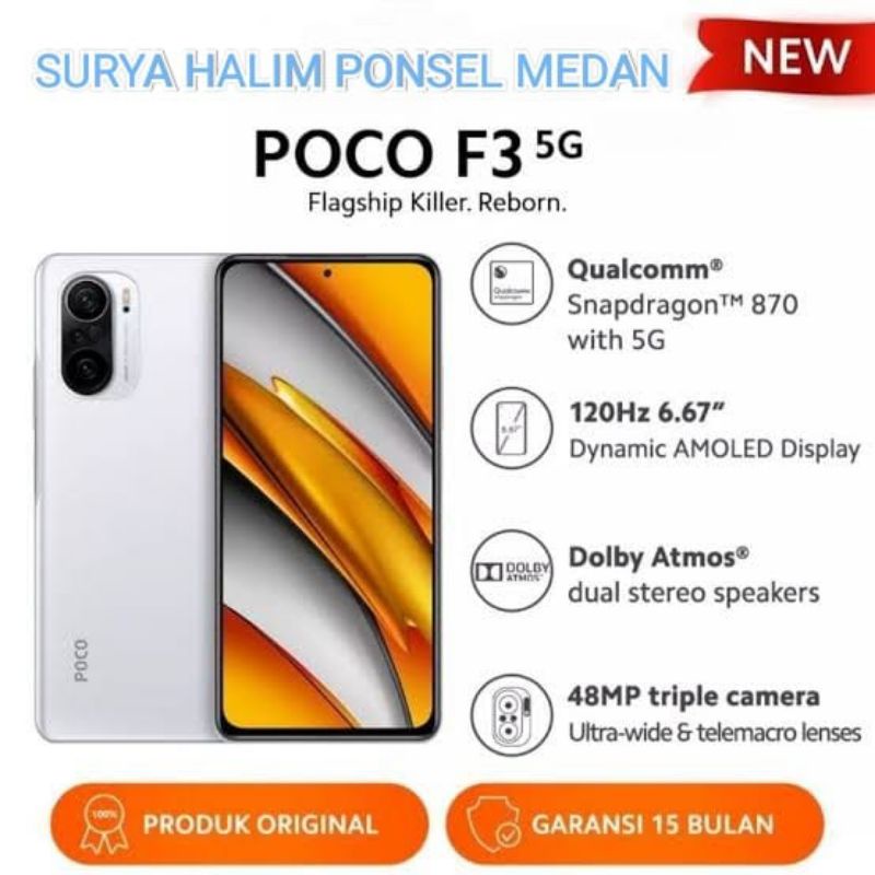 Jual Xiaomi Poco F3 8256 Gb 5g Garansi Resmi Shopee Indonesia 8159