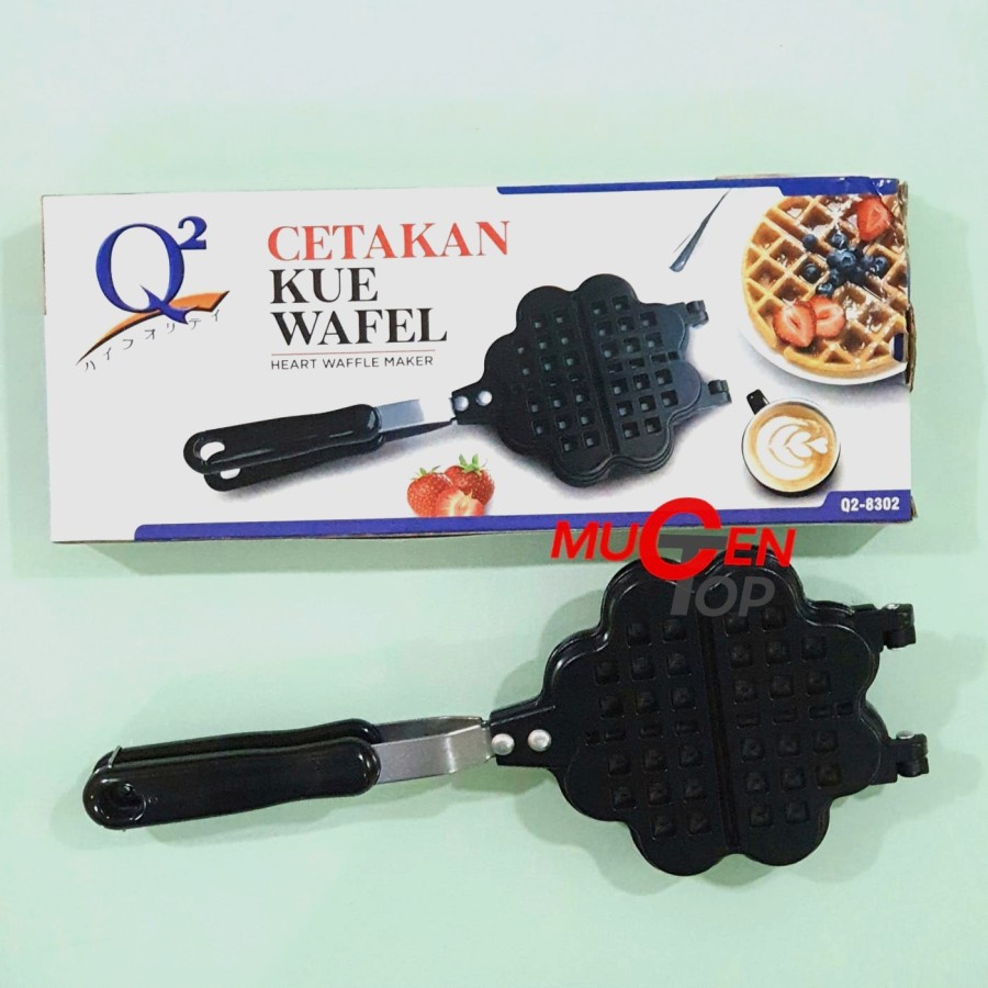 Cetakan Waffle / Croffle Maker Pan bentuk Bunga 8302