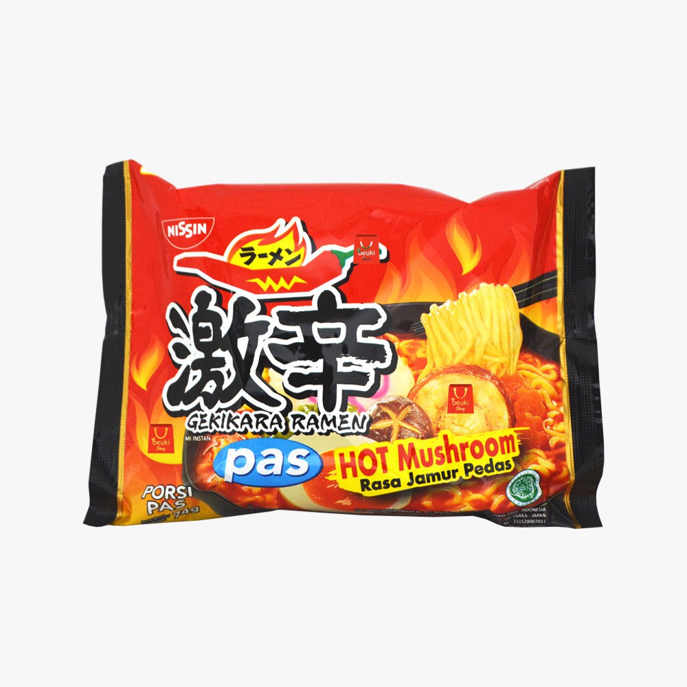 

Mie Nissan Gekikara Rasa Hot Mushroom 74 gr