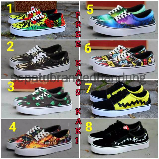 Gambar Sepatu  Vans  Wanita Warna Hitam Gambar Sepatu 