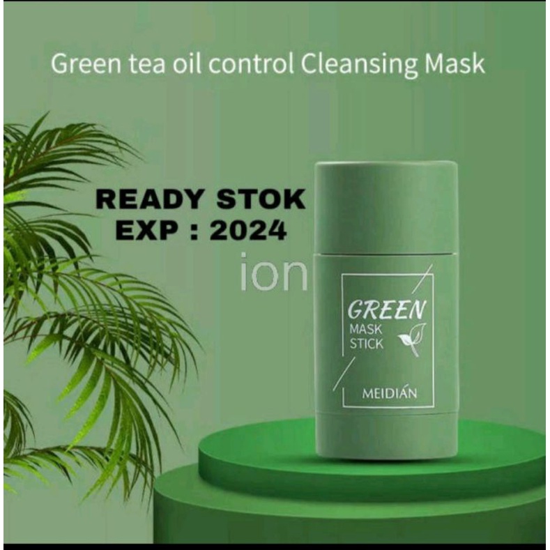 ORIGINAL GRENN STICK MASK MEIDIAN/MASKER GREEN TEA