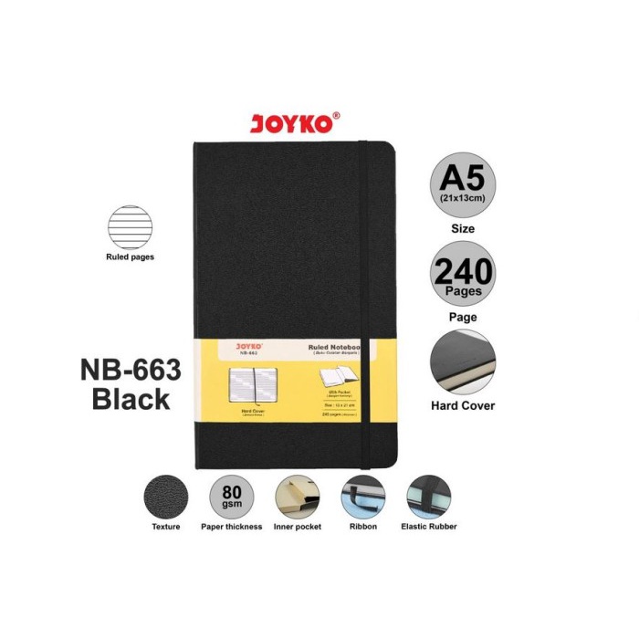 

Sale!!! Buku Tulis Note Book Agenda A5 Joyko Nb-663 Notebook 240 Lembar Diskon