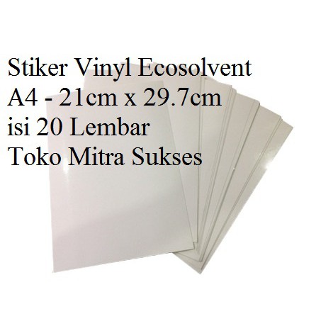 Stiker Vinyl Ecosolvent A4