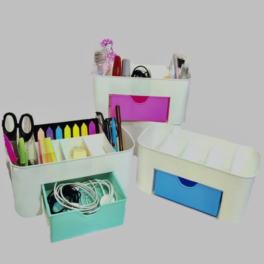 Rak Kosmetik Plastik Tempat Organizer Rak Multifungsi