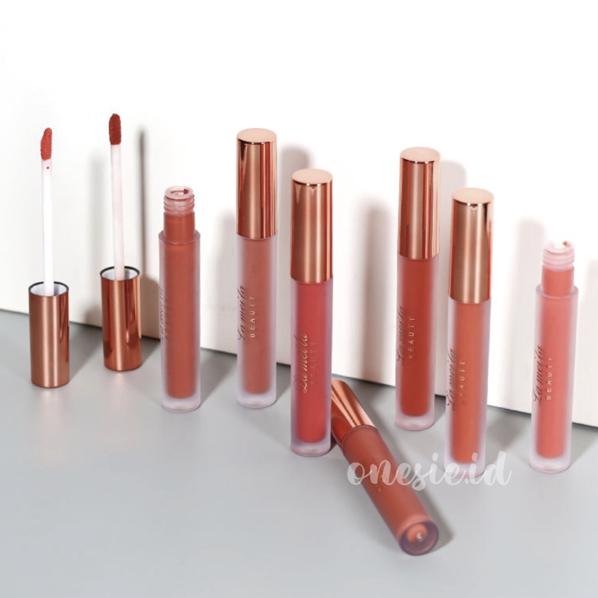 LAMEILA Silky Lip Glaze Pelembab Pewarna Bibir Cair Lipstik LA063 1029