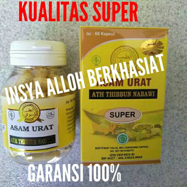 ASAM URAT SUPER Ath Thibbun nabawi herbal  asli Berhologram