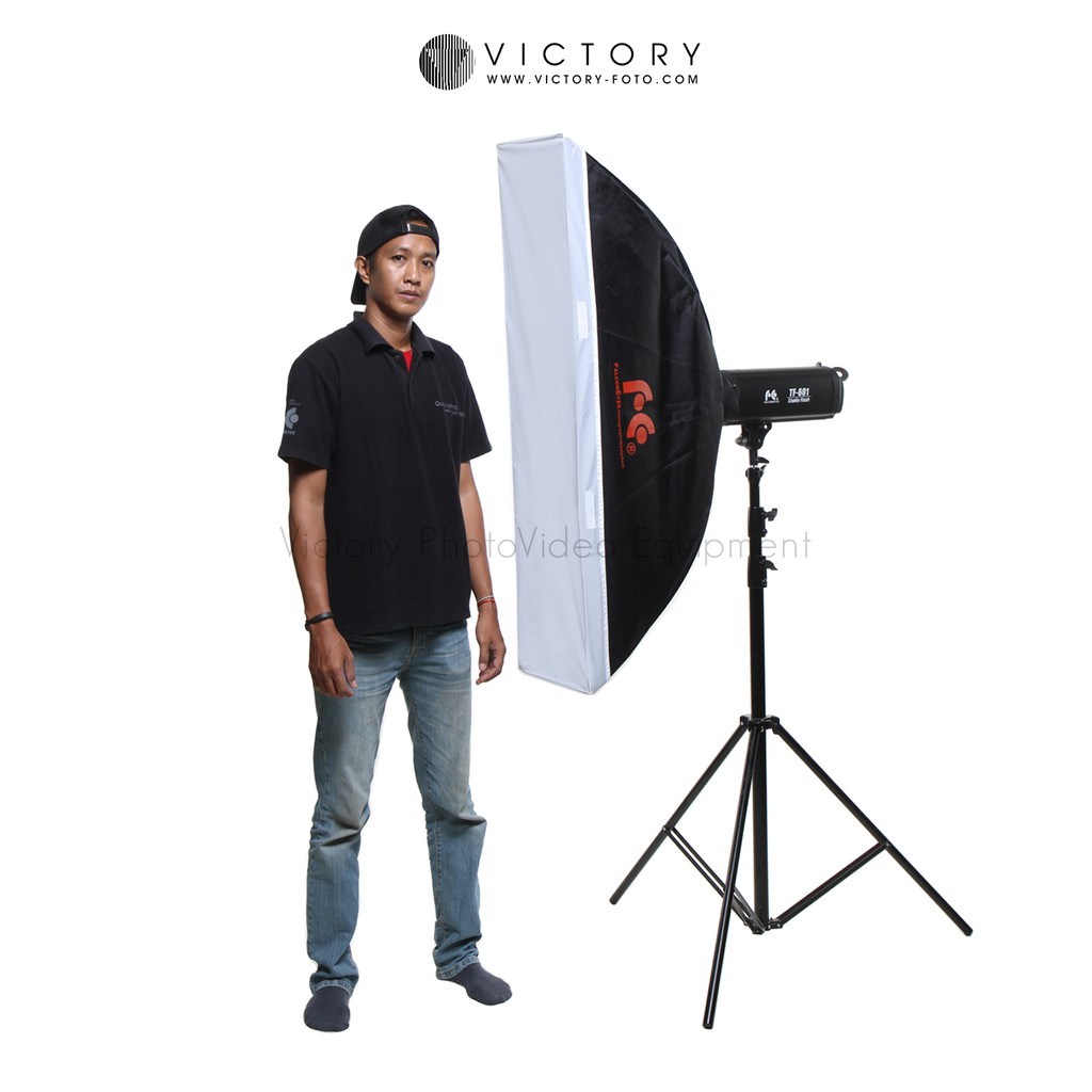 Strip softbox ukuran 30 x 120 cm Falconeyes / softbox