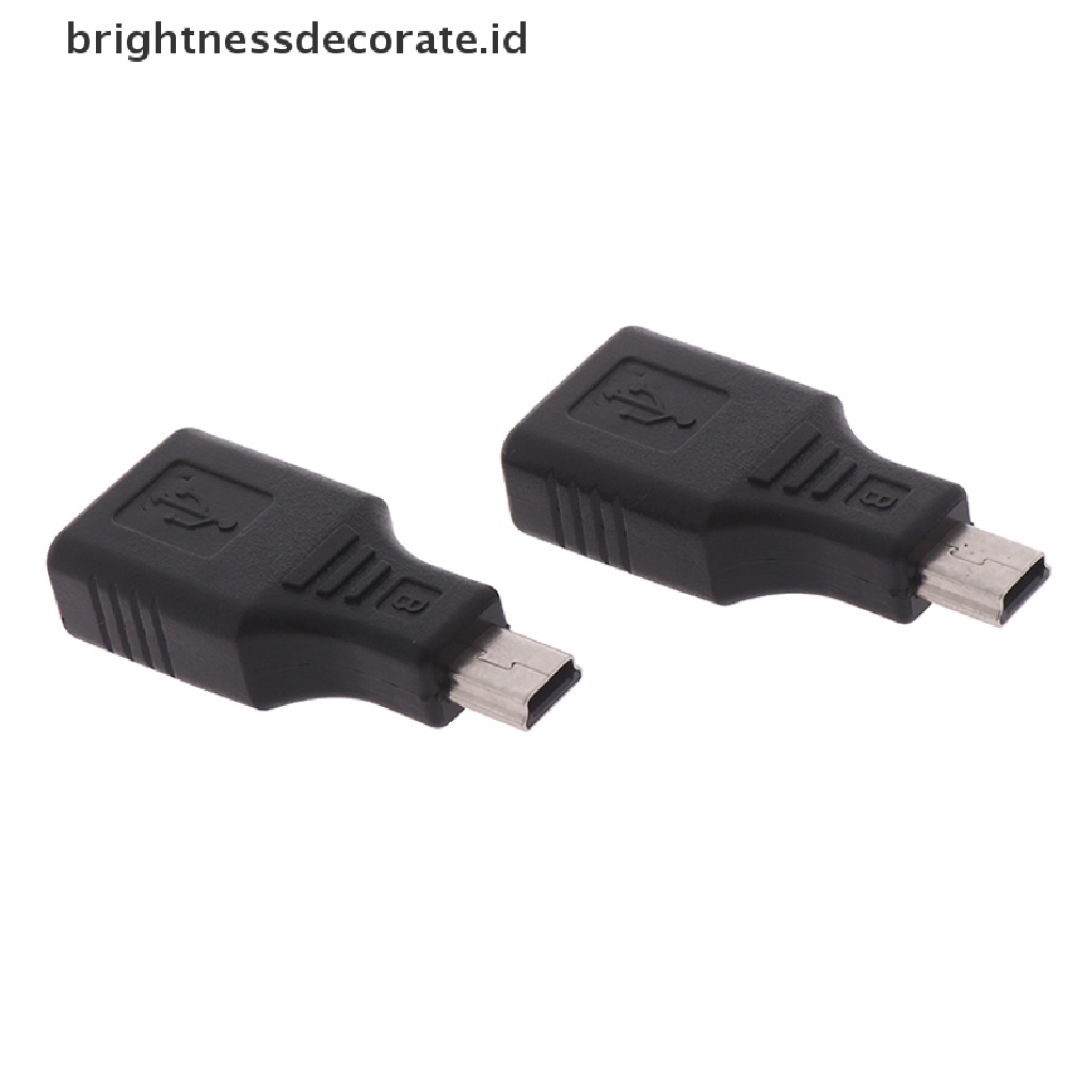 Adapter Konverter Konektor otg usb 2.0 female Ke mini usb male plug