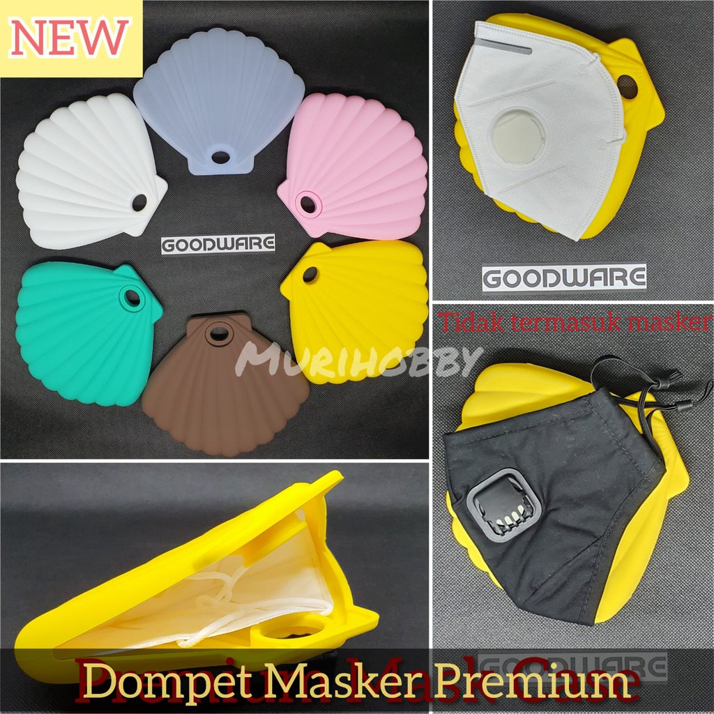 Dompet Masker Premium Silikon Empuk Soft Silicon Mask Case Wallet N95 KN95 Medis Goodware