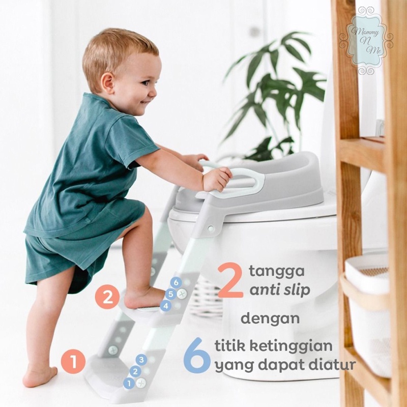 Sugar Baby Potty Training Seat &amp; Ladder Toilet Training Anak