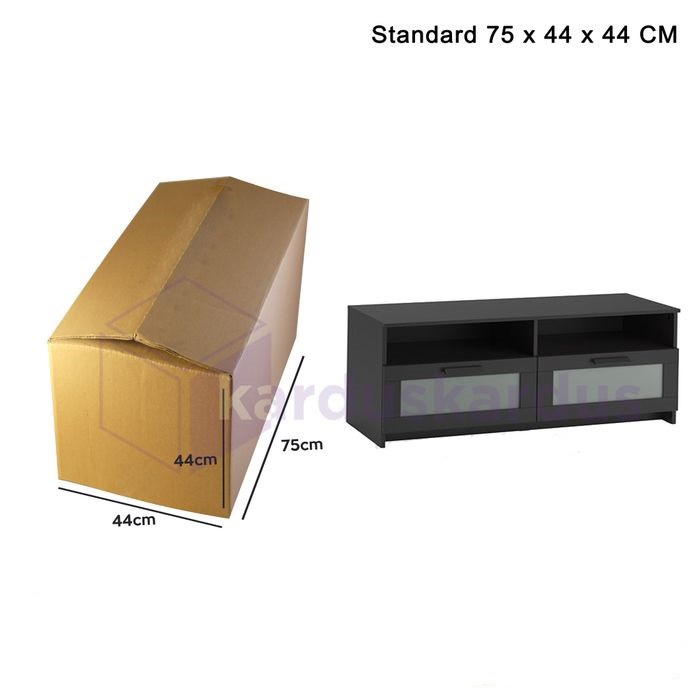 

RB KARDUS BOX KARTON PACKING ( 75 x 44 x 44 ) TERBESAR DAN KUAT POLOS