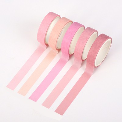 

WASHI TAPE 5 ROLLS BIRU PINK DAN SAKURA BUJO AGENDA PLANNER CANTIK