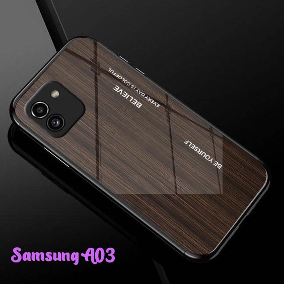 [S90] Softcase Glass SAMSUNG A03 - casing pelindung - SAMSUNG A03 - pelindung handphone - SAMSUNG A0