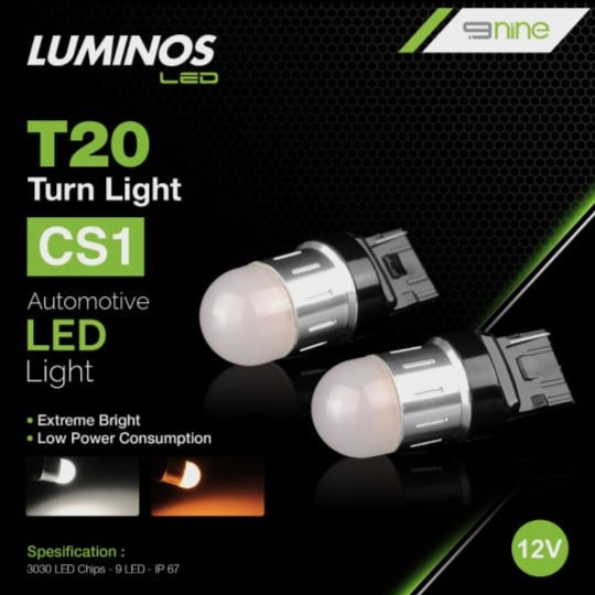 LAMPU LED MOTOR LUMINOS SEIN SOKET T20 3030-9 TITIK