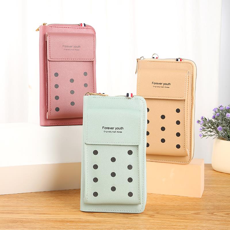 (COD) Tas Selempang Dompet Panjang Wanita Import Pocket Handphone Free Tali MALL SHOPPING