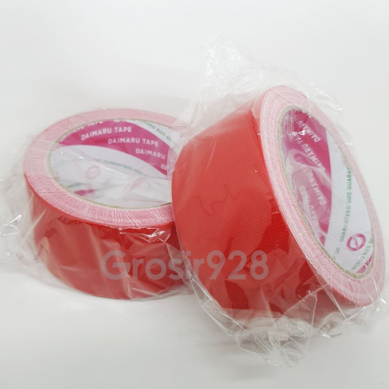 

Plakban / Lakban kain / Cloth Tape merk Daimaru Merah 48mm / 2 inch