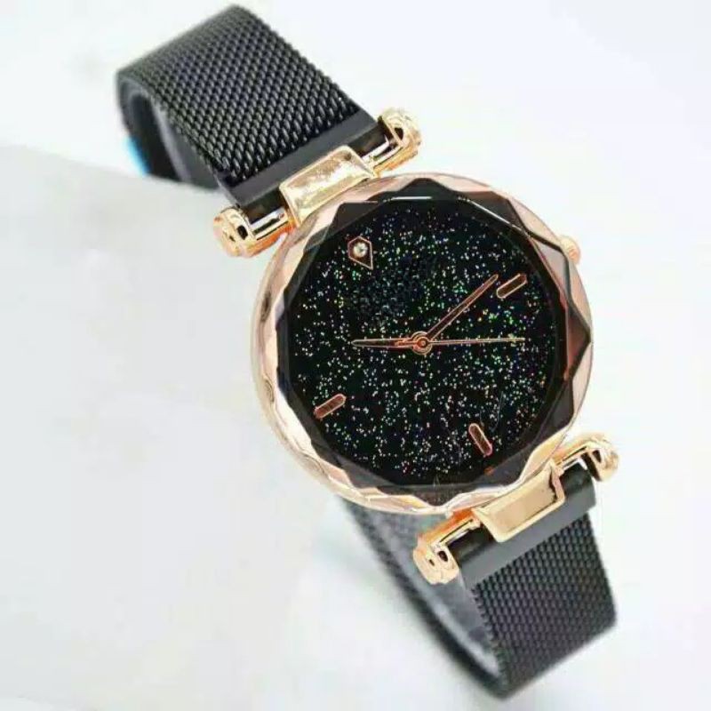 jam Tangan Wanita Diyoor Magnetic Mata Satu case Rosegold D427 Ready 4 warna