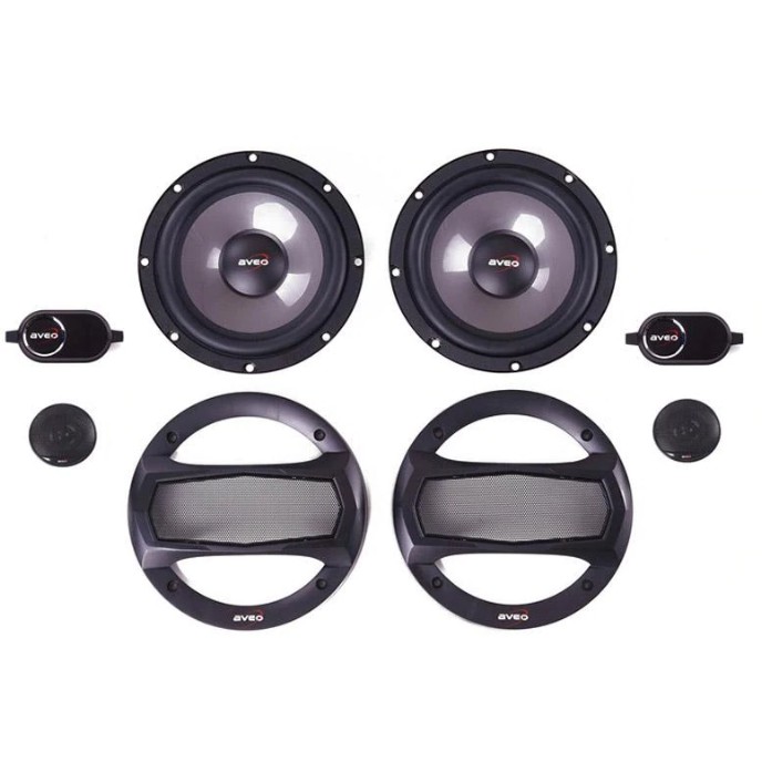 Speaker mobil Split 6.5inch VOKAL TWEETER crosover AVEO AE SS639