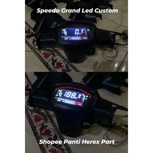Speedometer Astrea Honda Grand Digital Led Lcd Custom