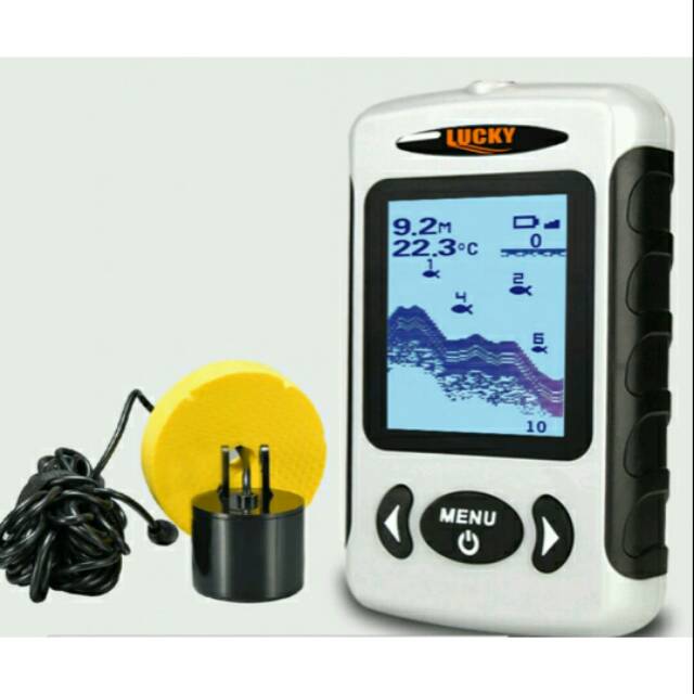 Alat Deteksi Ikan Besar Kecil Sonar Fish Finder FF718