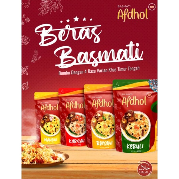 

AFDHOL PAKET MURAH! basmati Beras abu kass arab india pakistan briyani kabsah mandhi kebuli abukass