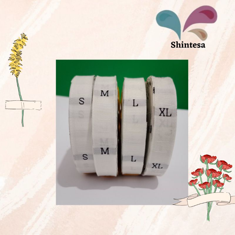 

Label Size baju/pakaian bordir paling murah /ukuran baju / size rajut bahan berkualitas premium