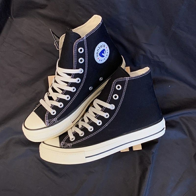 Sepatu Ventela 70s Ethnic High Black natural Sepatu Vantella Original 100%-2