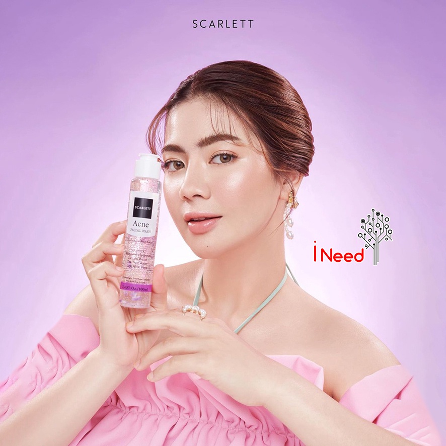 (INEED) (NEW) SCARLETT Whitening Facial Wash - FACIAL WASH SCARLETT WHITENING