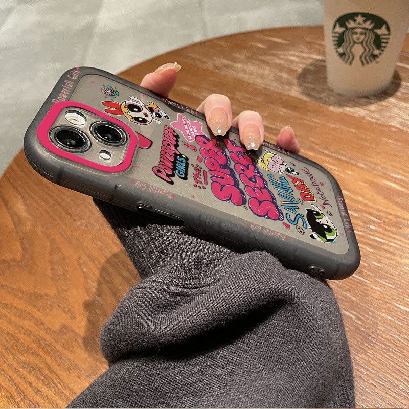 Case Motif Graffiti Powerpuff Girls Untuk iPhone 12 13 11 Pro Max X Xs Max Xr hswie